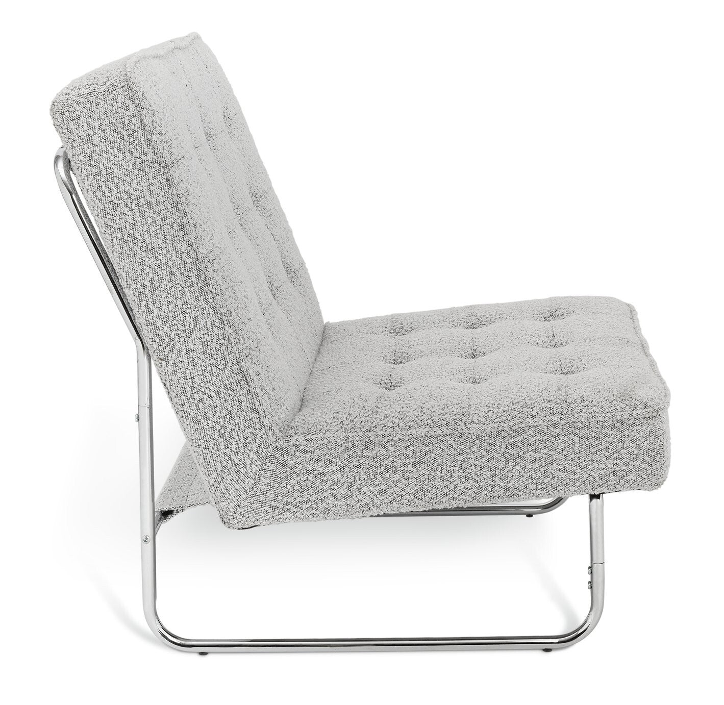 Habitat 60 Duomo Boucle Tubular Chair - Grey