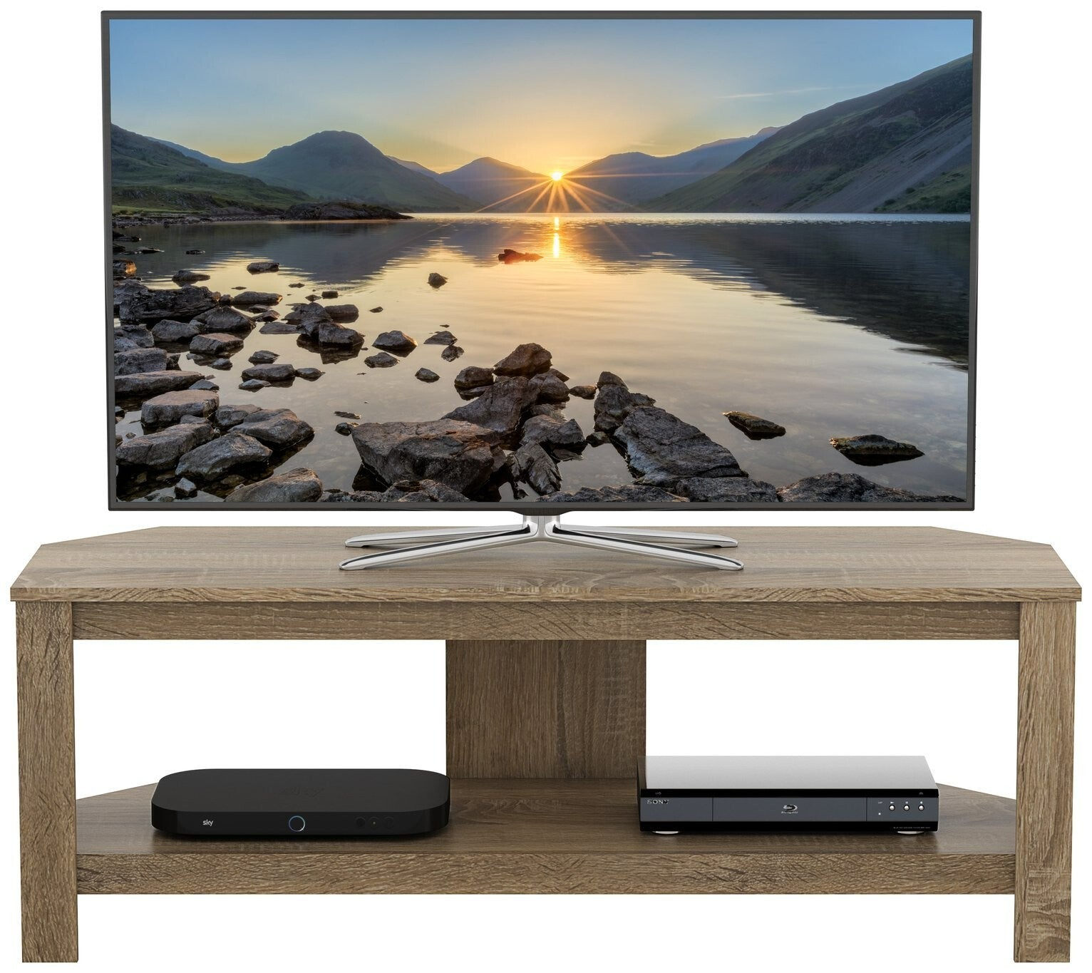 AVF Up to 55 Inch TV Stand - Light Wood