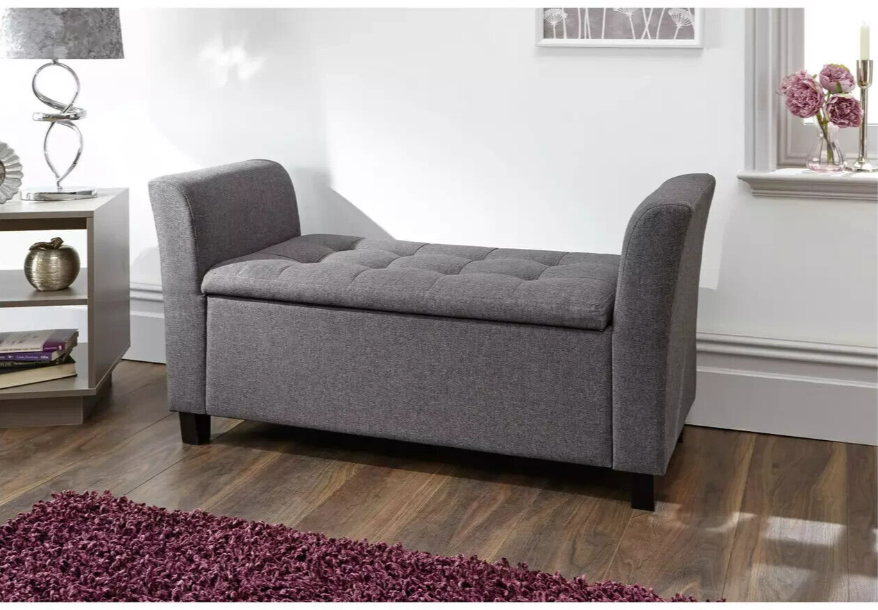 GFW Verona Window Fabric Seat - Charcoal