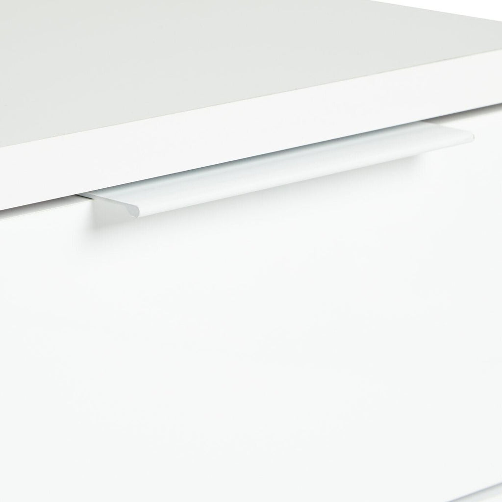 Hallingford 3+2 Drawer Chest -White Gloss