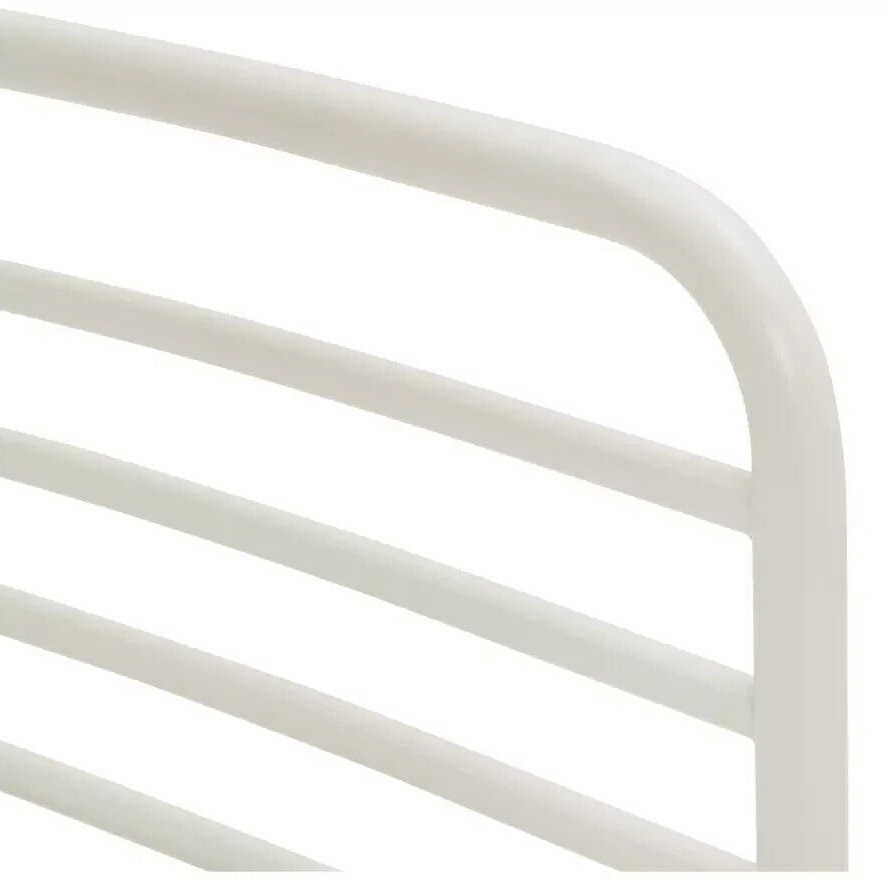 Jubilee Double Metal Bed Frame - Off White