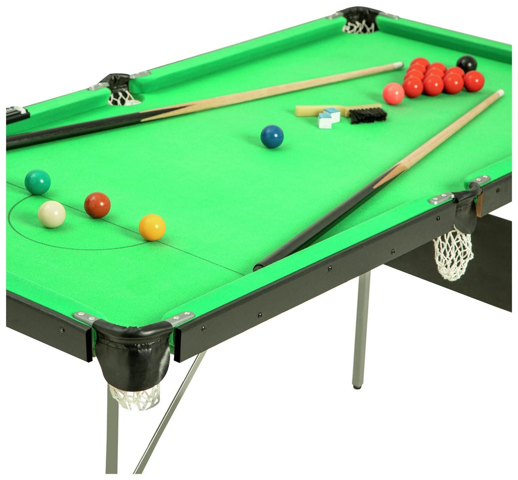 Hy-Pro 4ft 6in Folding Snooker and Pool Table | Compact Game Table ( B Grade )