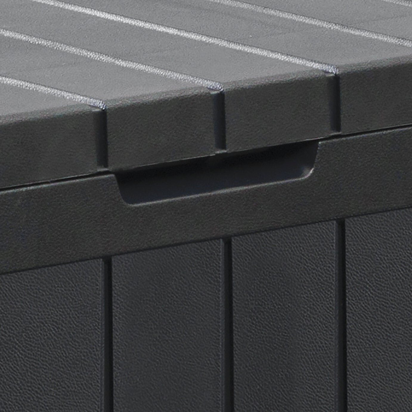 Keter Marvel Plus 270L Garden Storage Box - Grey | Outdoor Storage