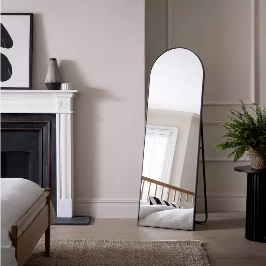 Habitat Arch Full Length Cheval Mirror - Black - 150x50cm