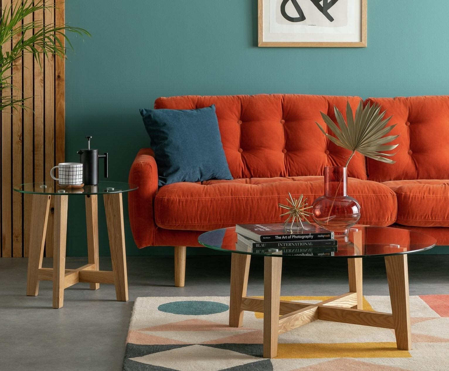 Habitat Zela Round Coffee Table - Oak