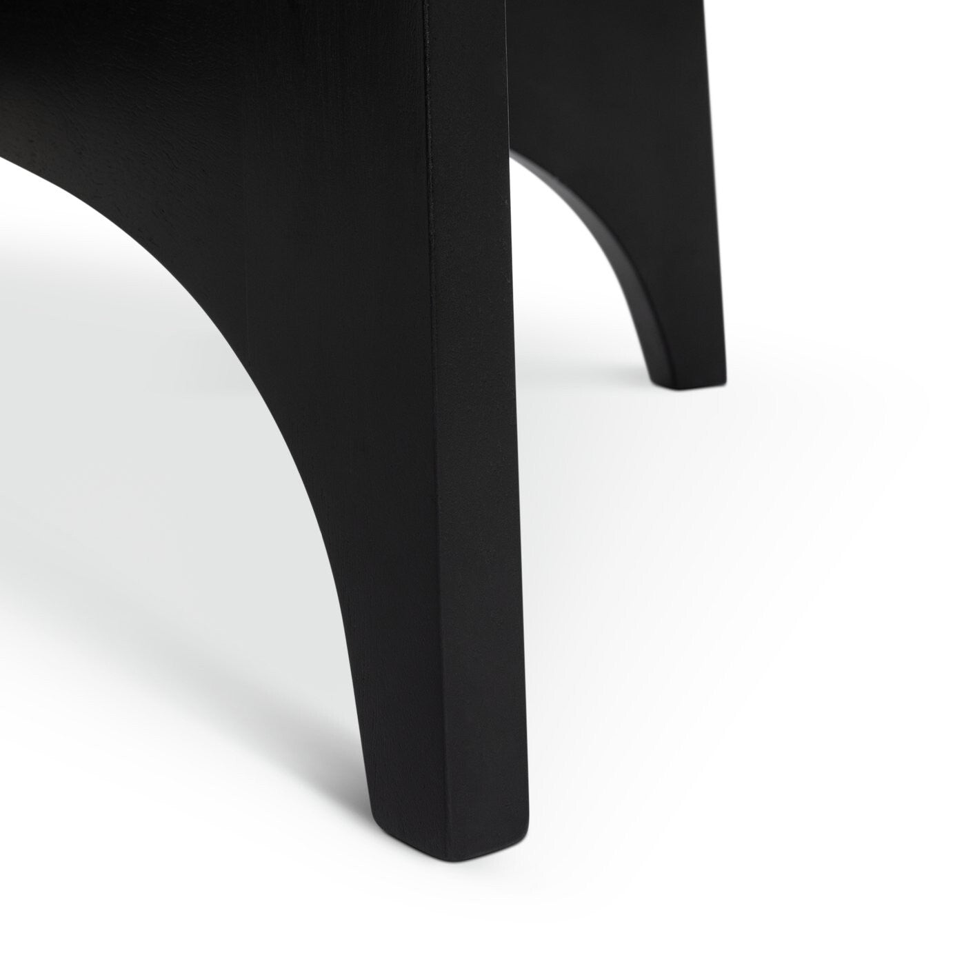 Habitat Mid Century Round Coffee Table - Black