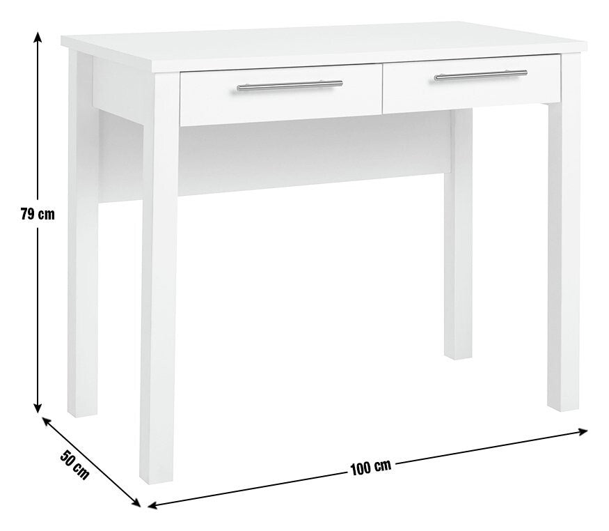 Brisbane 2 Drawer Dressing Table - White ( B Grade 34917 )