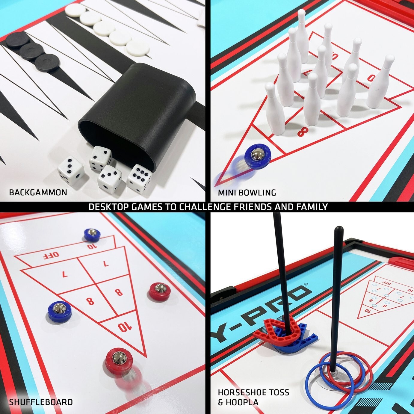 Hy-Pro 4ft 12 In 1 Folding Multi Game Table ( B Grade 35944 )