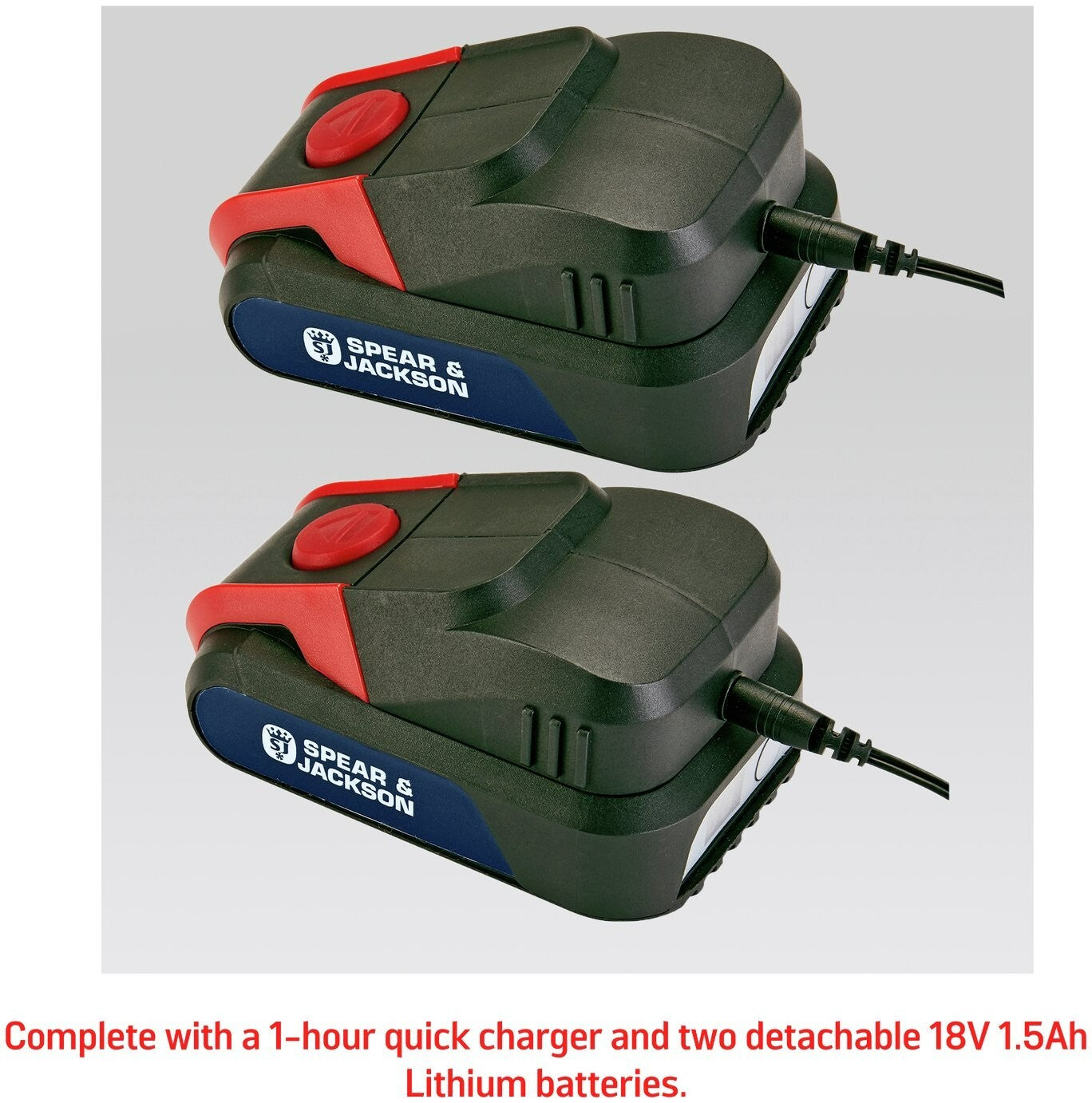 Spear & Jackson 51cm Cordless Hedge Trimmer with Battery 18V