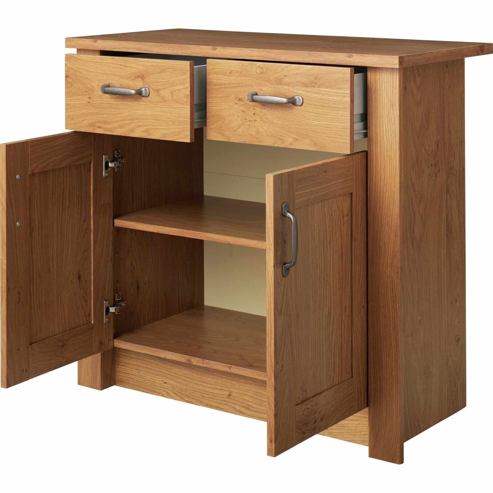 Ohio 2 Door 2 Drawer Sideboard - Oak Effect ( B Grade 32280 )