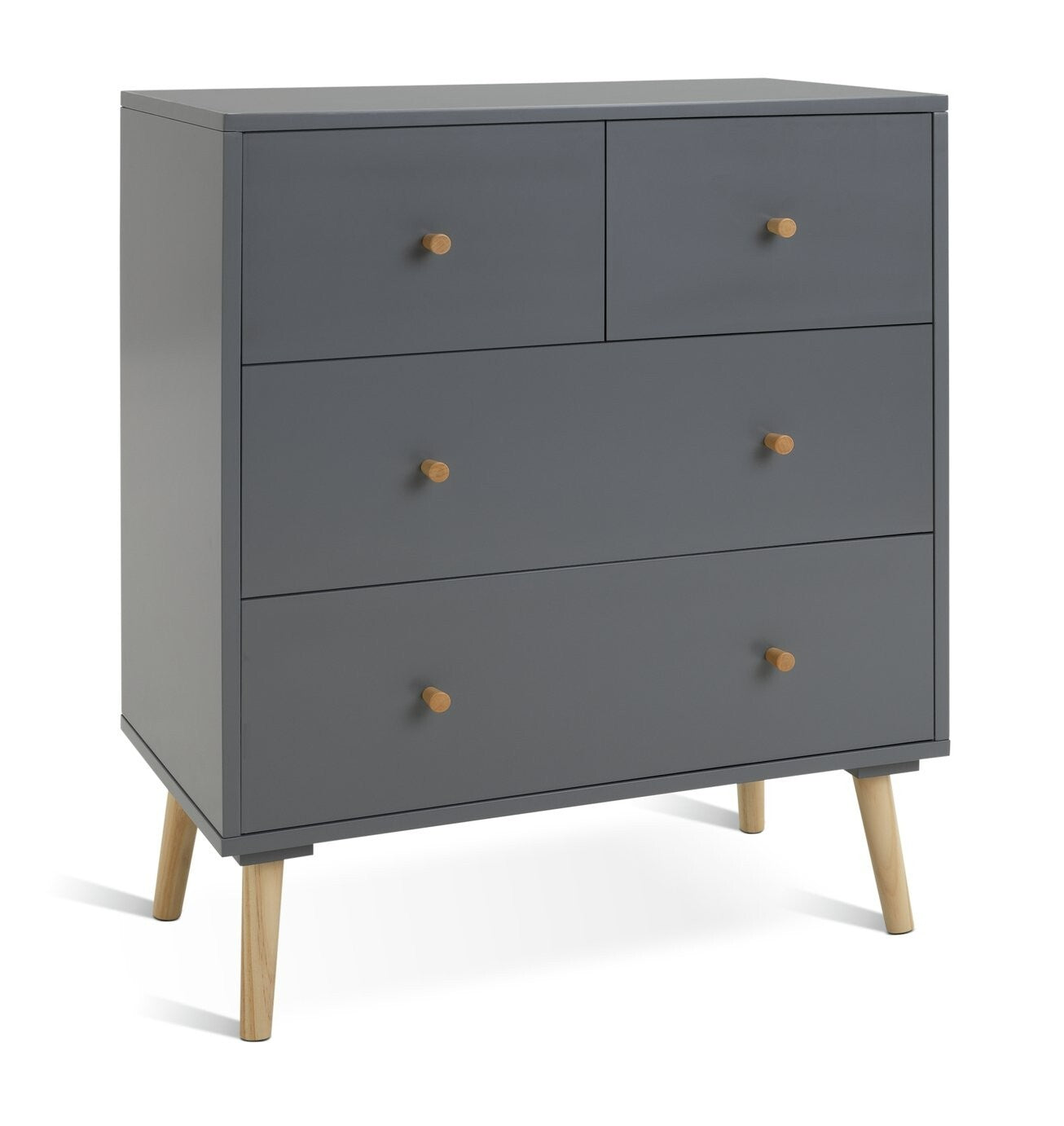 Habitat Otto 4 Drawer Chest - Grey | Bedroom Storage Organizer Dresser Cabinet