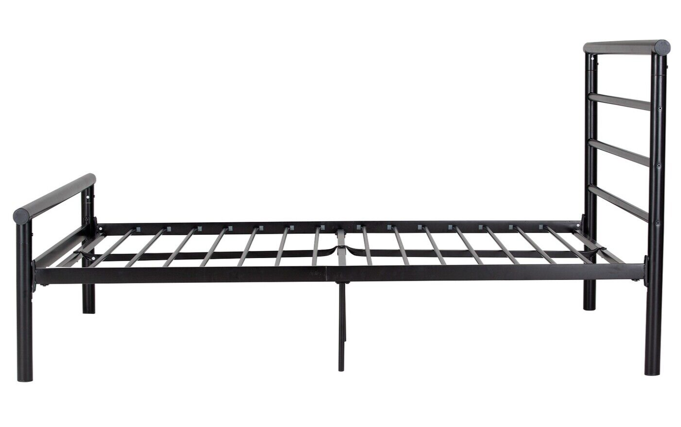 Home Avalon Double Metal Bed Frame Black | Sturdy Base Furniture with Mattress
