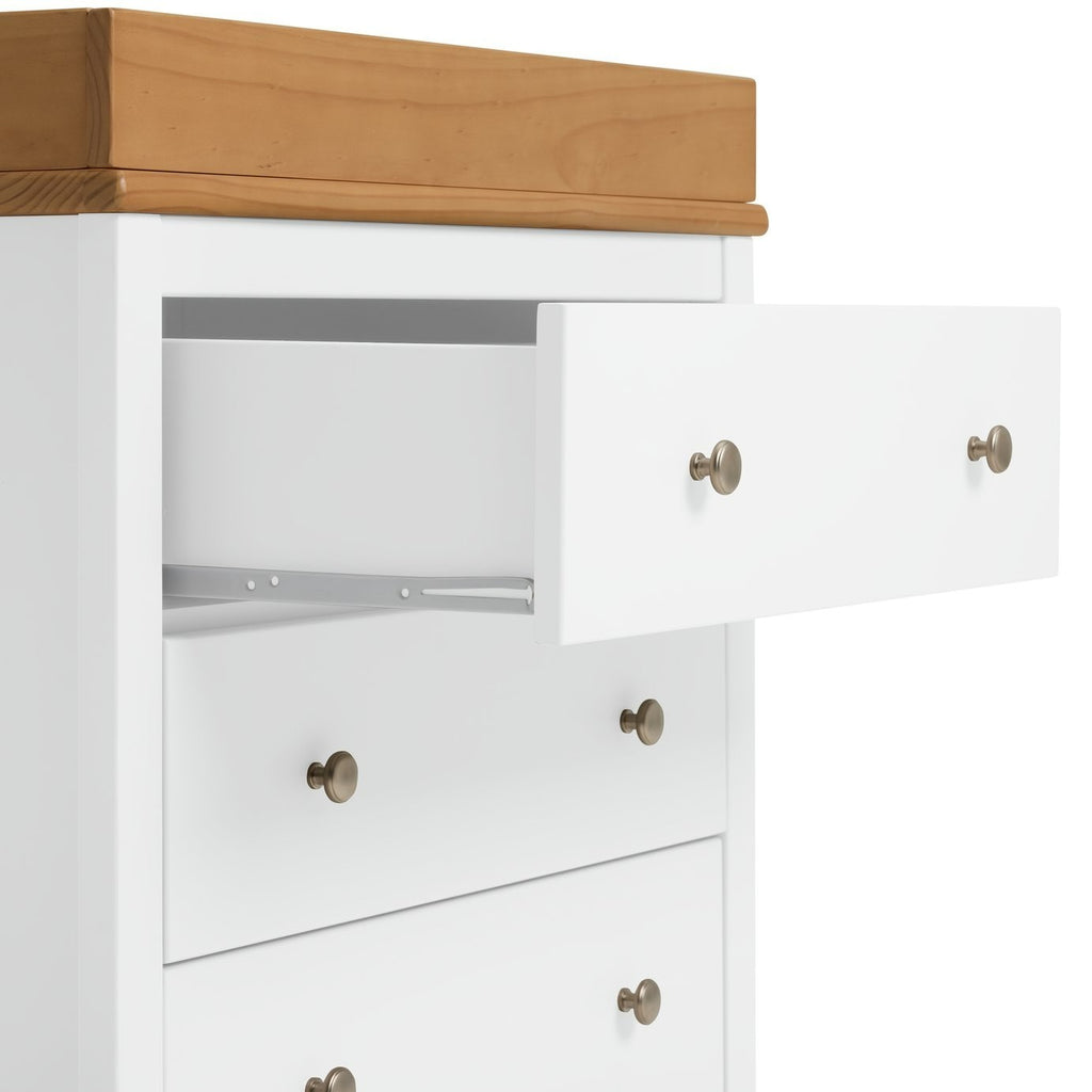 Cuggl Canterbury Nursery 3 Drawer Chest - White | 3 drawer baby dresser