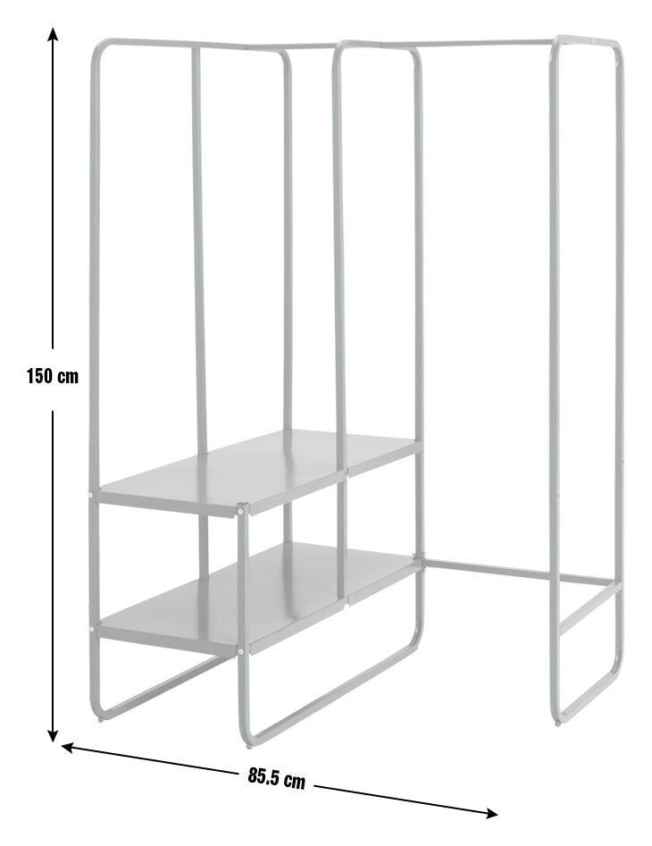 Lorelei 2 Shelves Rail Corner - Green