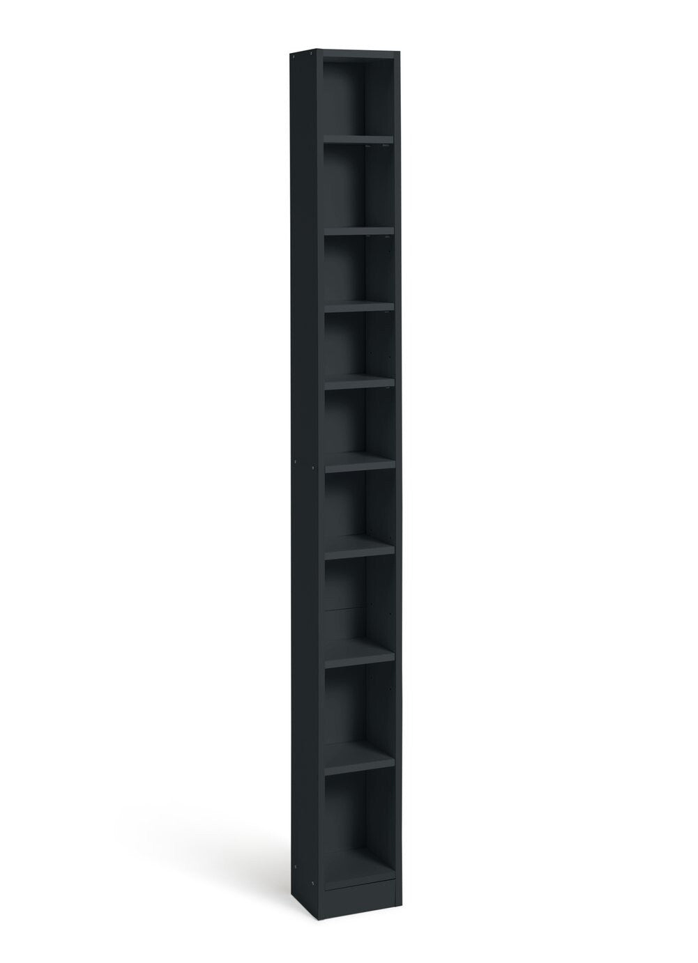 Maine Tall CD and DVD Storage unit - Black