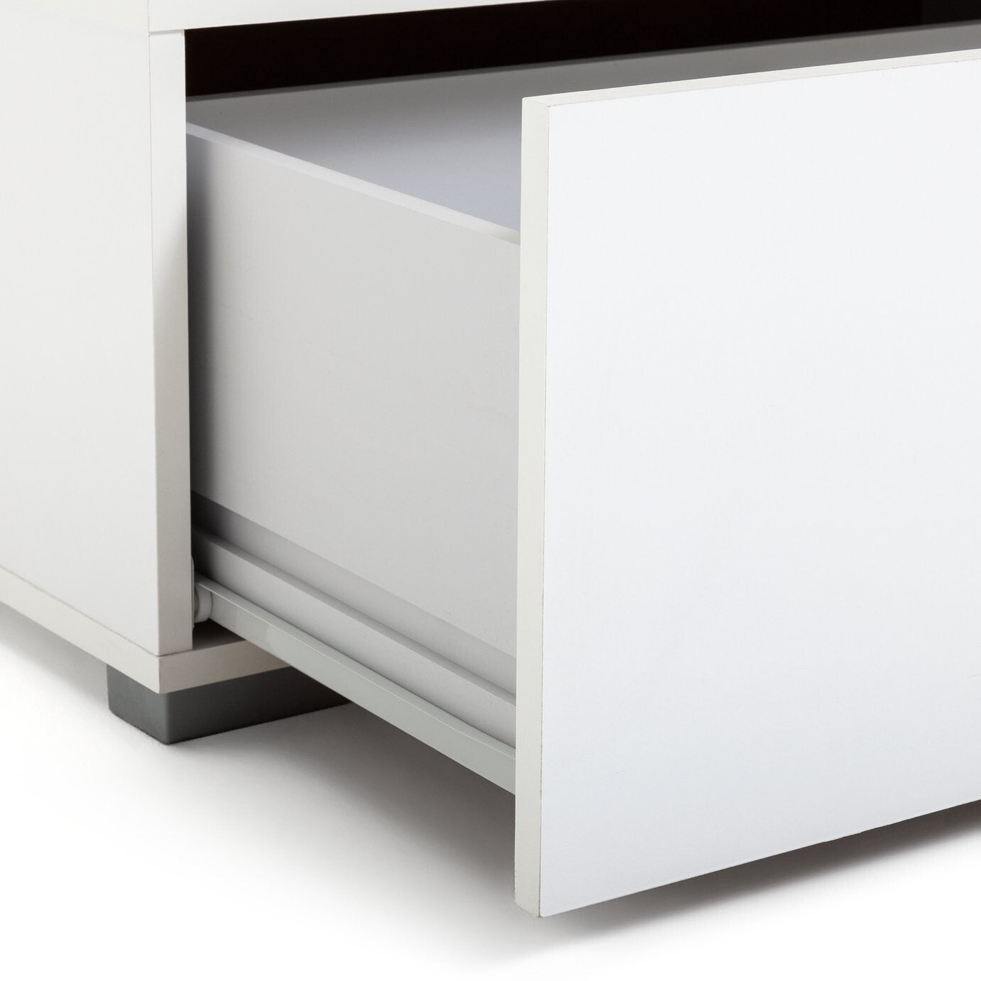Habitat Floating Top TV Unit - White & Oak ( B Grade 51537 - 51541 )