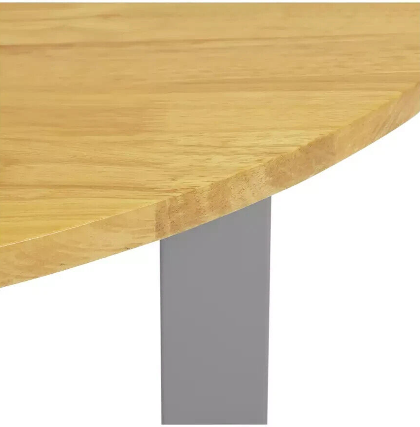 Chicago Solid Wood 2-4 Seater Dining Table - Grey