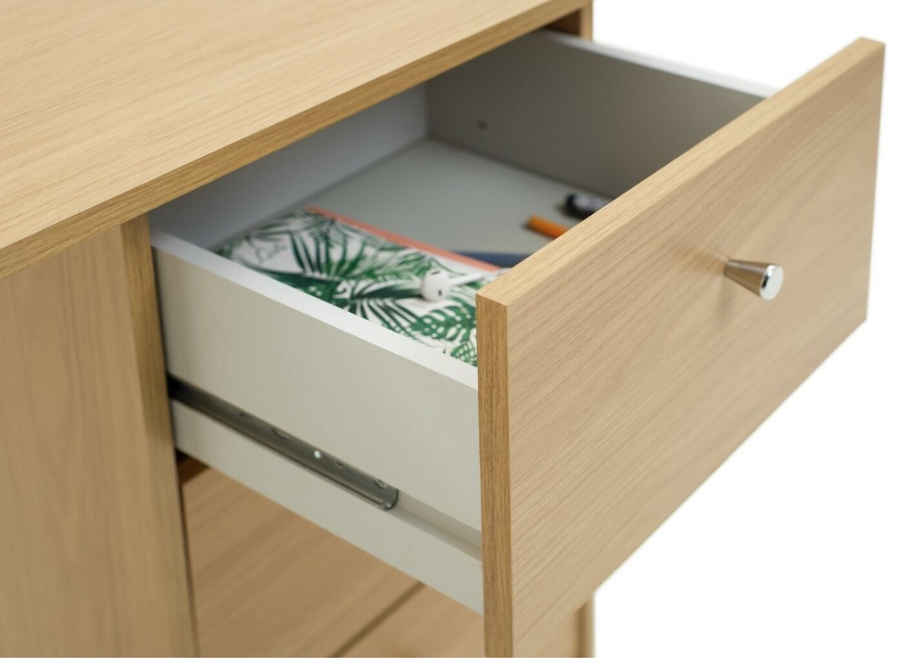 Malibu 3 Drawer Office Desk - Oak Effect ( B Grade )
