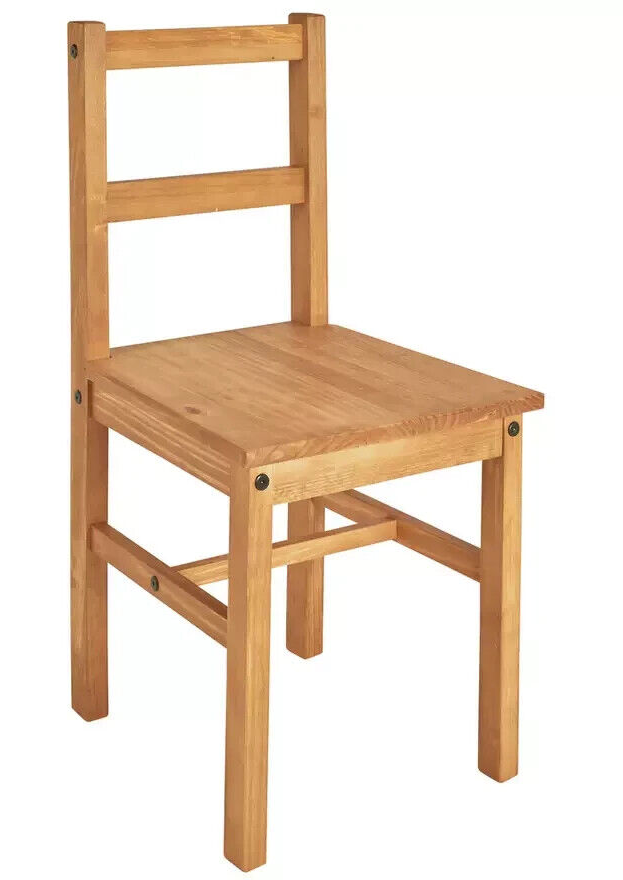 Home Raye Light Wood Dining Table & 4 Light Wood Chairs | Modern Dining Set
