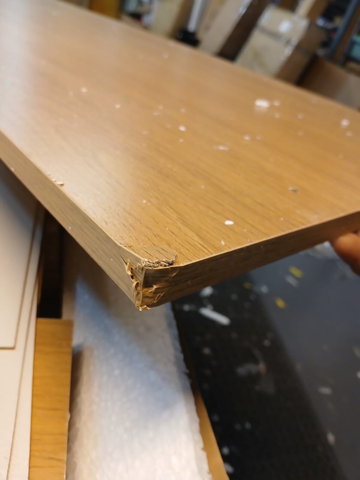 Malibu 3 Drawer Office Desk - Oak Effect ( B Grade )