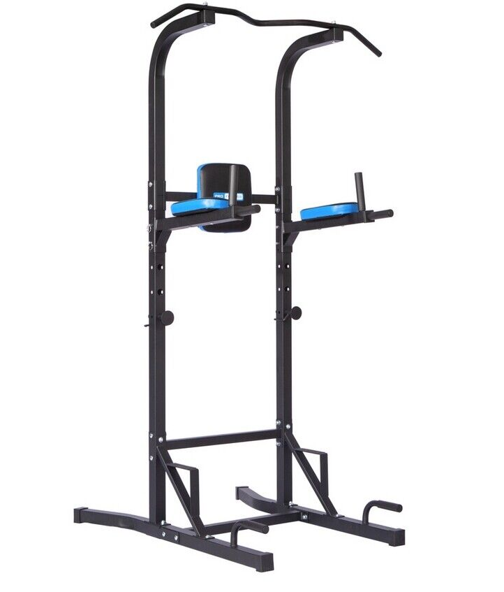 Pro Fitness Power Tower | Multi-Function Pull Up Dip Station Workout Fitness