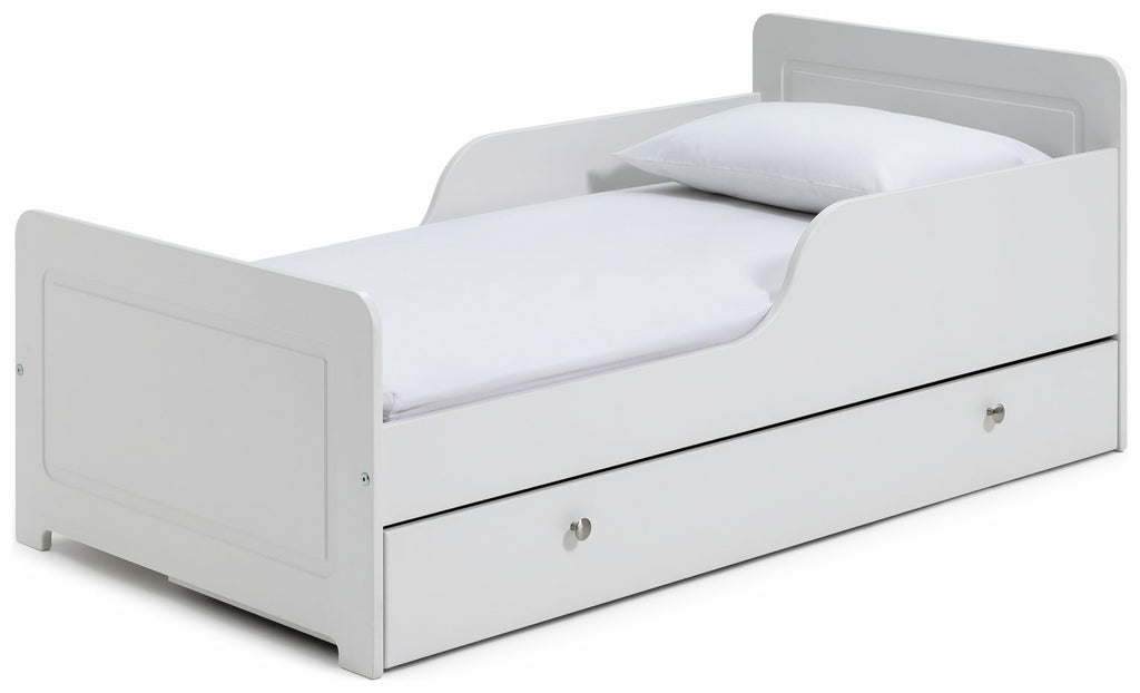 Brooklyn Toddler Bed With Drawer - White