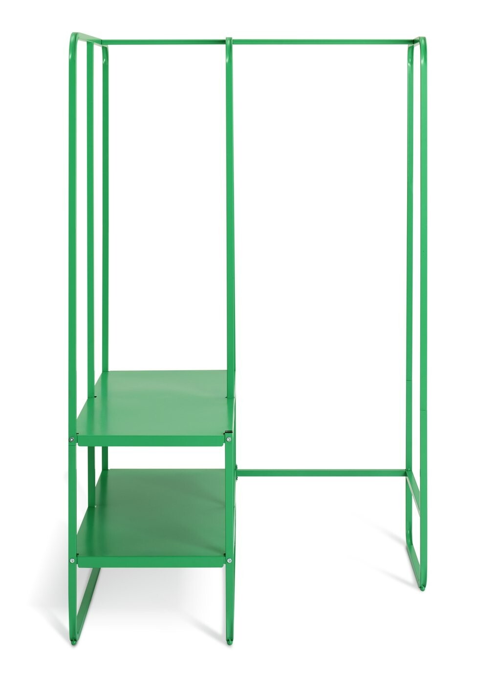 Lorelei 2 Shelves Rail Corner - Green