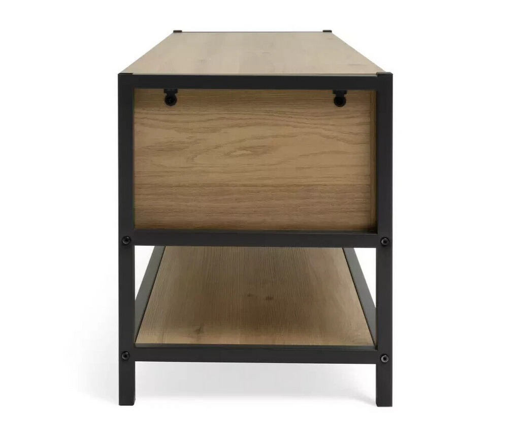 Loft Living Shoe Storage Bench Oak | Entryway Organizer Seat Shelf and Storage