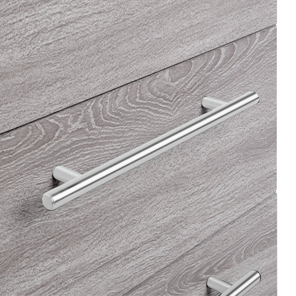 Brisbane 3 Drawer Bedside â€“ Grey Oak