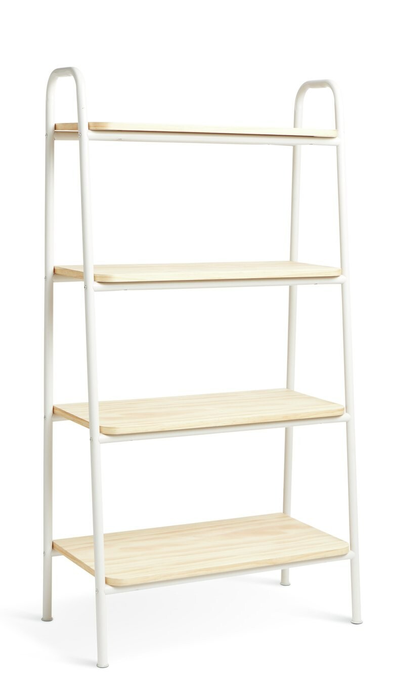Kids Monty Standing Tall Bookcase - Light Grey