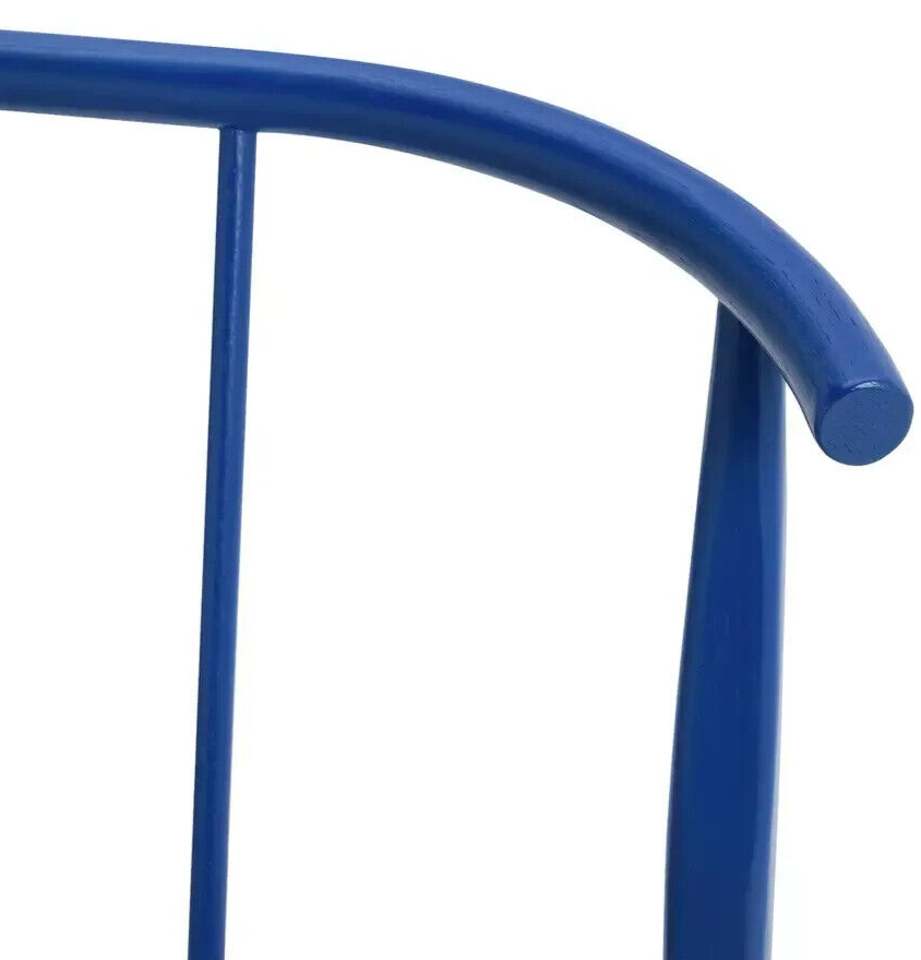 Habitat 60 Scottie Oak Bench - Blue