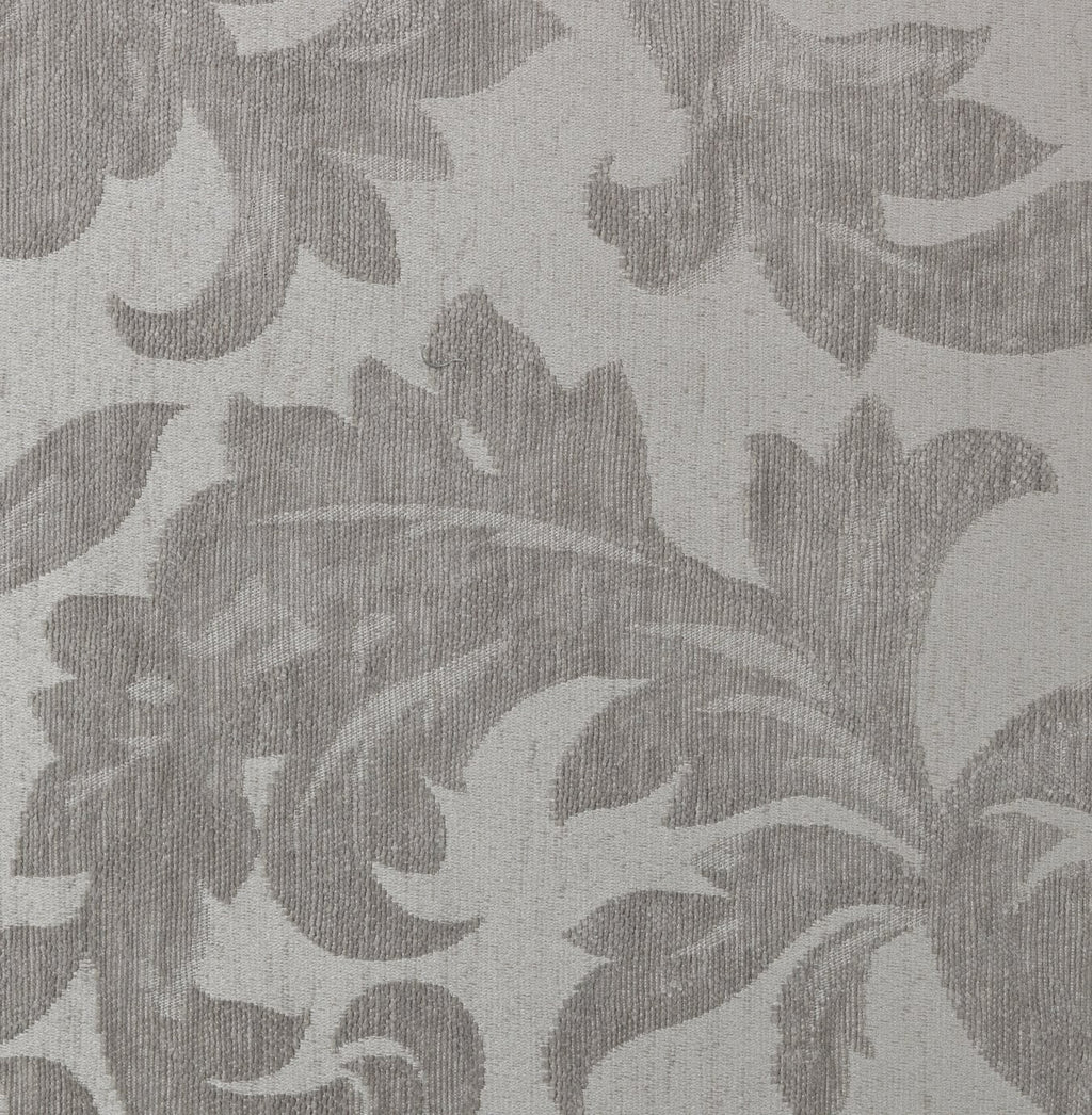 Pair of Skirted Dining Chairs - Damask Grey
