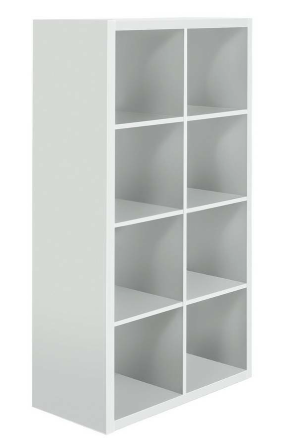Habitat Squares Plus 8 Cube Storage Unit - White | Modular Organizer Living Room