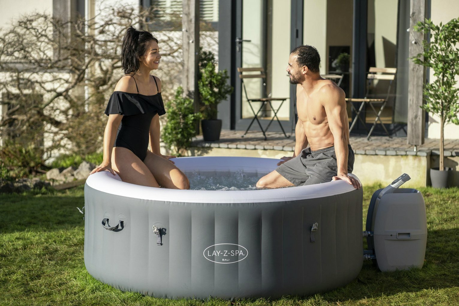 Lay Z Spa Bali 4 Person LED Hot Tub