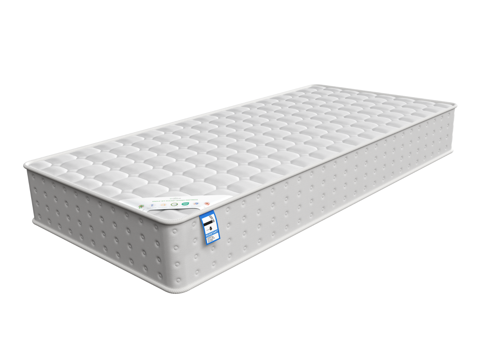 JD Orthopaedic Mattress Single | Sprung 8 Inch Kids Adults Bed