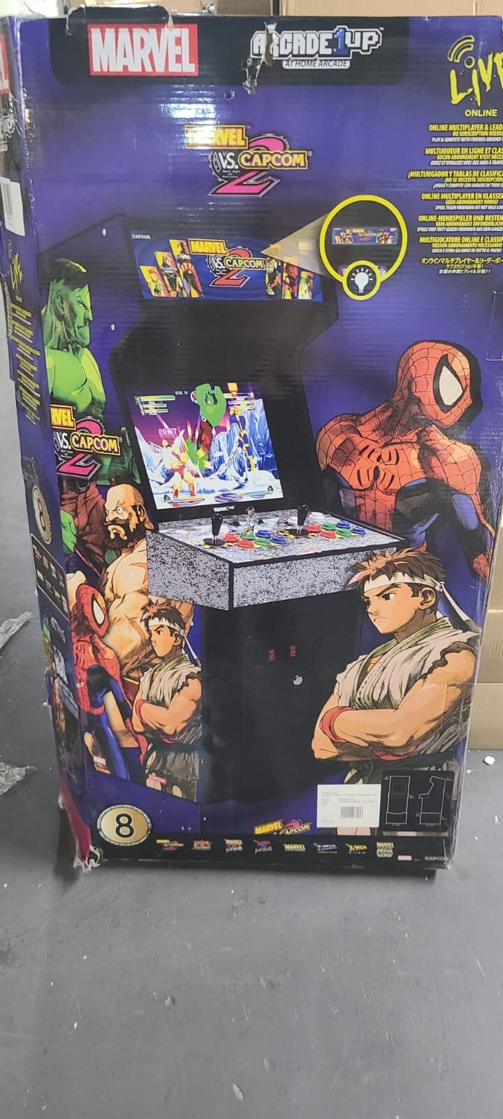 Arcade1Up Marvel vs Capcom 2 Arcade Machine ( B Grade 11791 )
