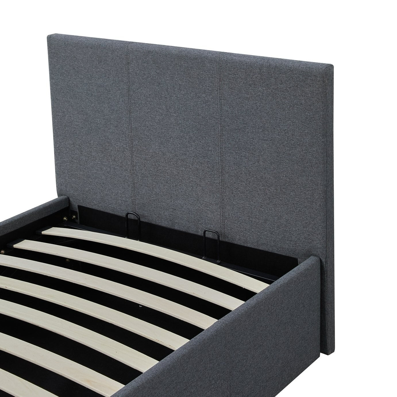 Heathdon Single End Lift Ottoman Bed - Grey