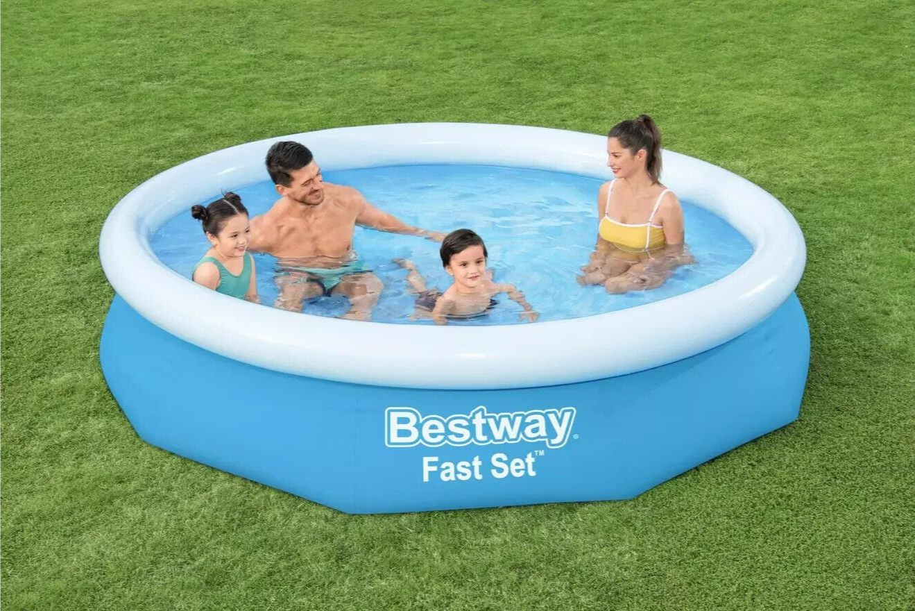 Bestway 10ft Paddling Pool 3200L | Large Family Kids Outdoor Summer Water Fun