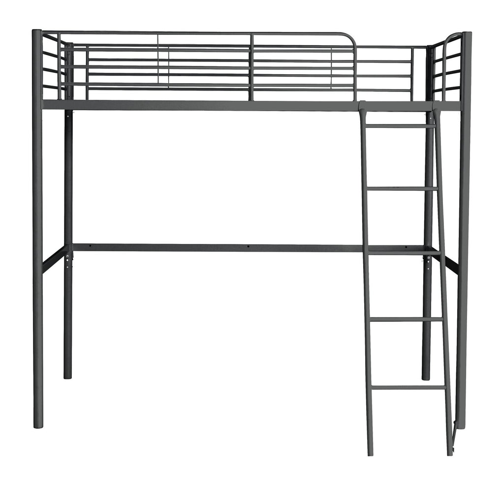 Home Riley High Sleeper Metal Bed Frame - Black