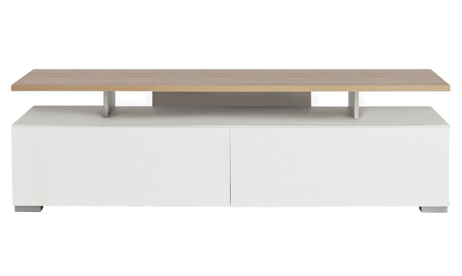 Habitat Floating Top TV Unit - White & Oak ( B Grade 51537 - 51541 )