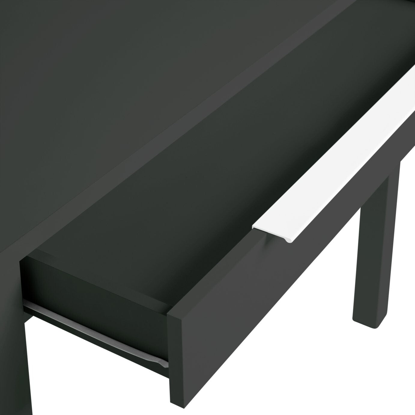 Home Hallingford 3 Drawer Dressing Table - Anthracite