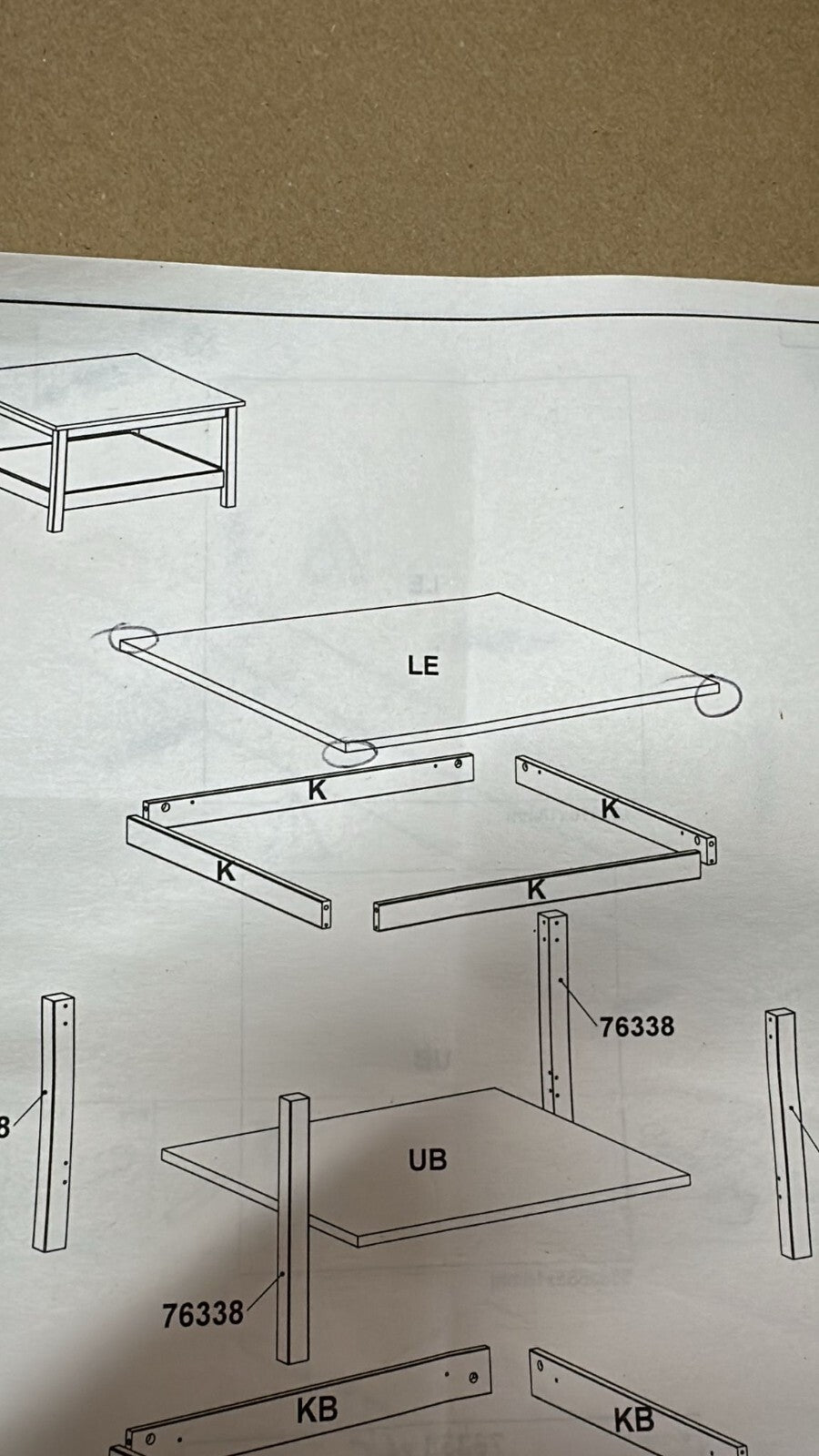 Tvilum Madrid Coffee Table - Black ( B Grade 42455 )
