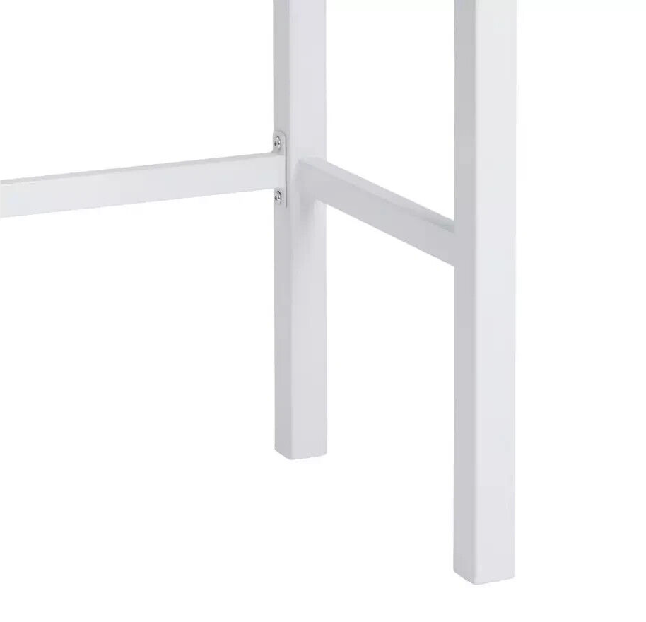 Toby 2 Seater Bar Table - White