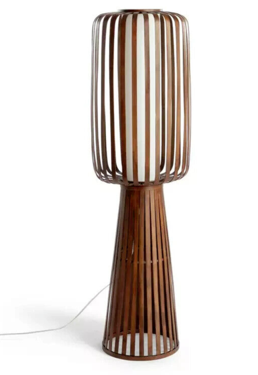 Habitat Achille Floor Lamp - Walnut