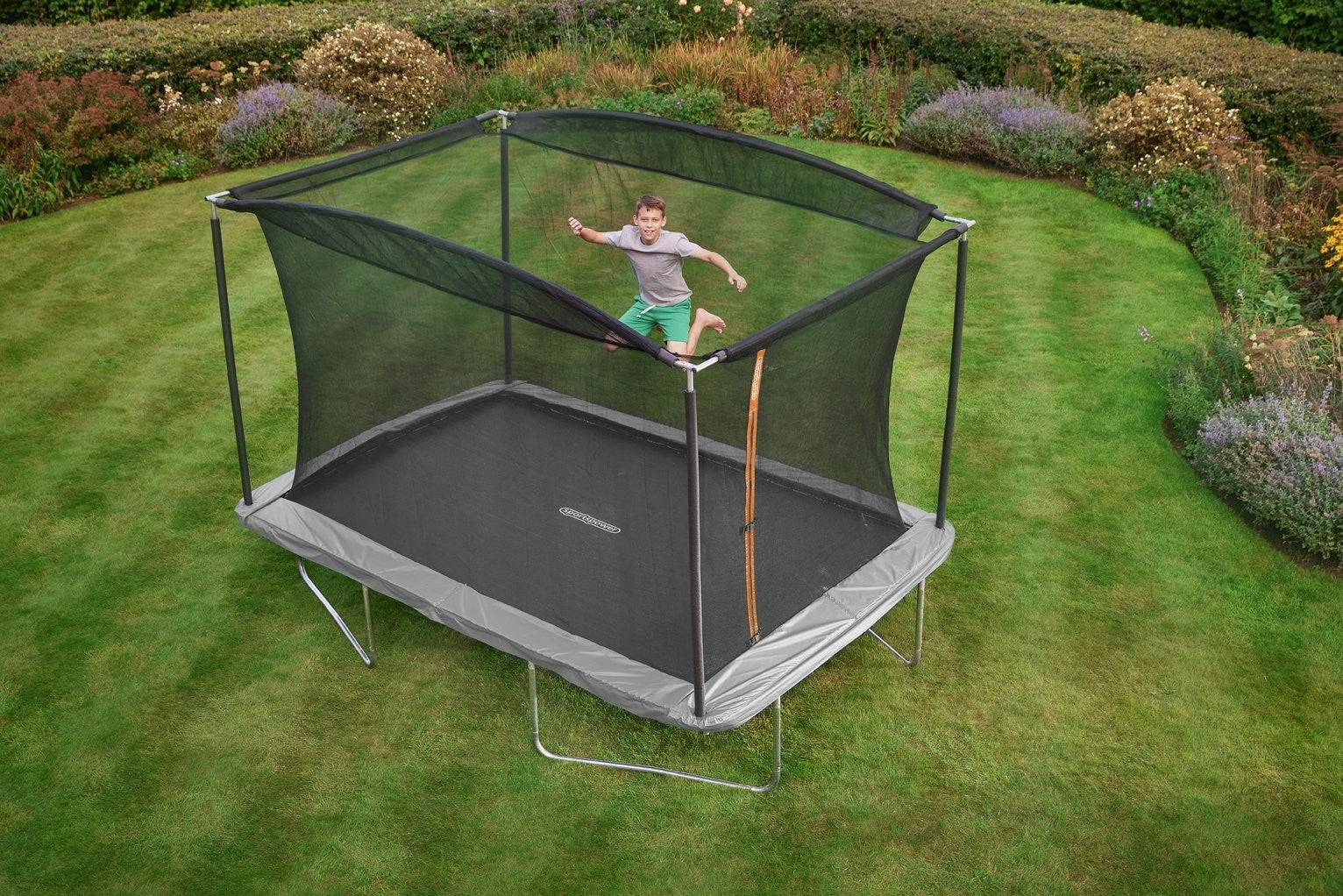 12x8ft Rectangular Trampoline | Outdoor Rectangular Trampoline