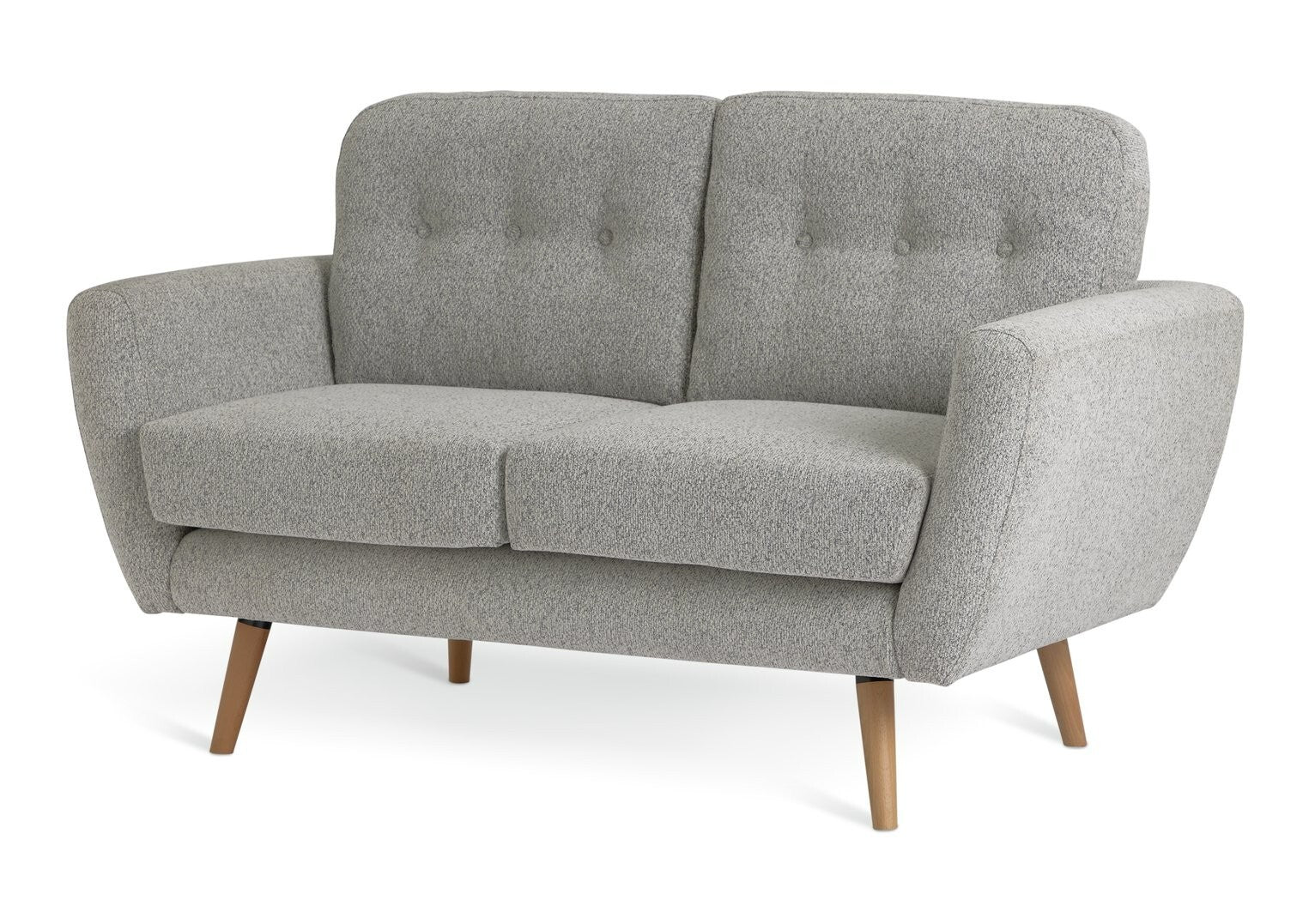Finney Fabric 2 Seater Sofa in a Box - Grey