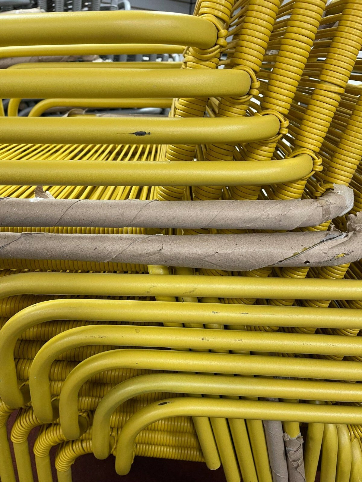 Ipanema garden chairs yellow x2