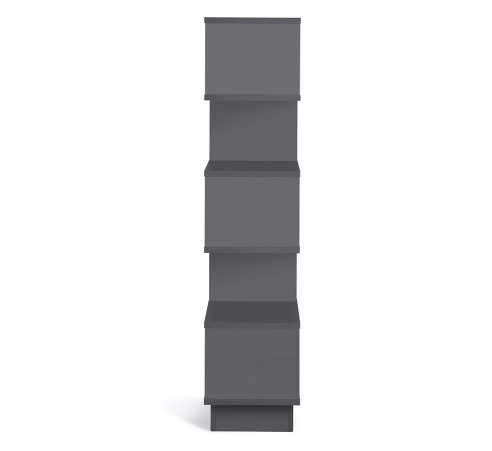 Cubes Wide Bookcase - Grey