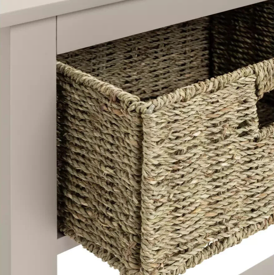 Willow 2 Drawer Unit - Grey