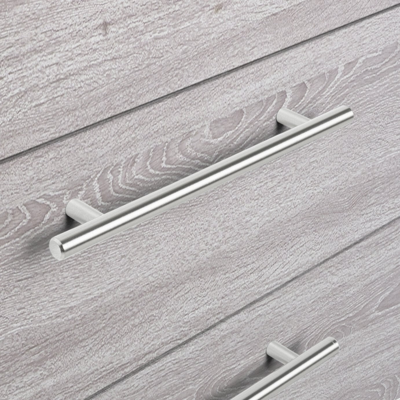 Brisbane 5 drawers Chest â€“ Grey Oak